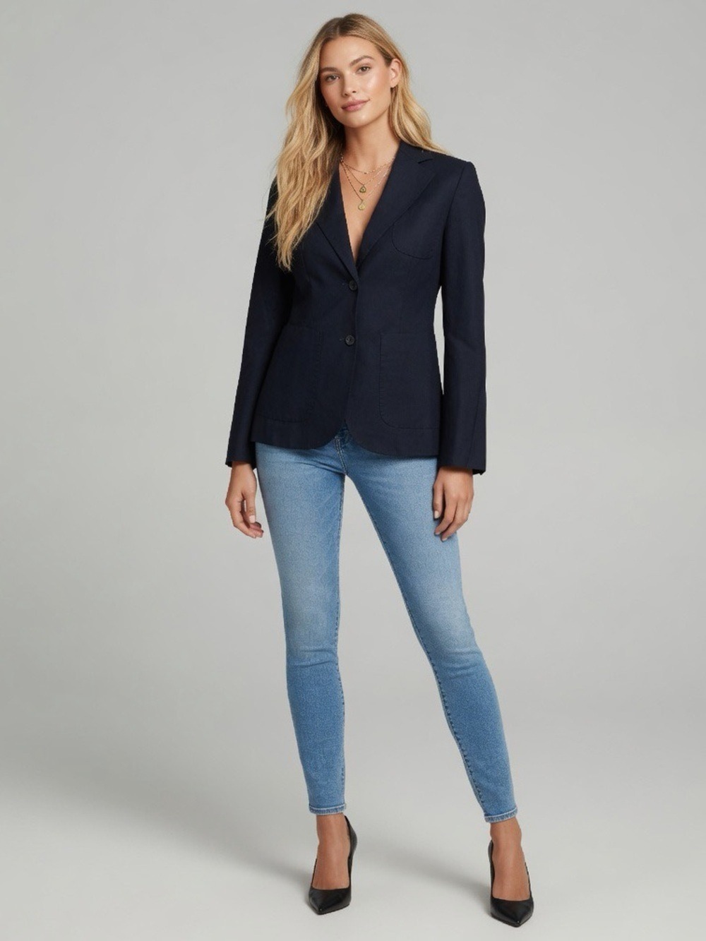 Banana republic blue blazer